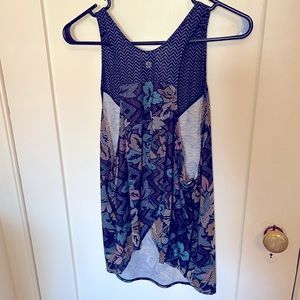 Prana size L floral active top